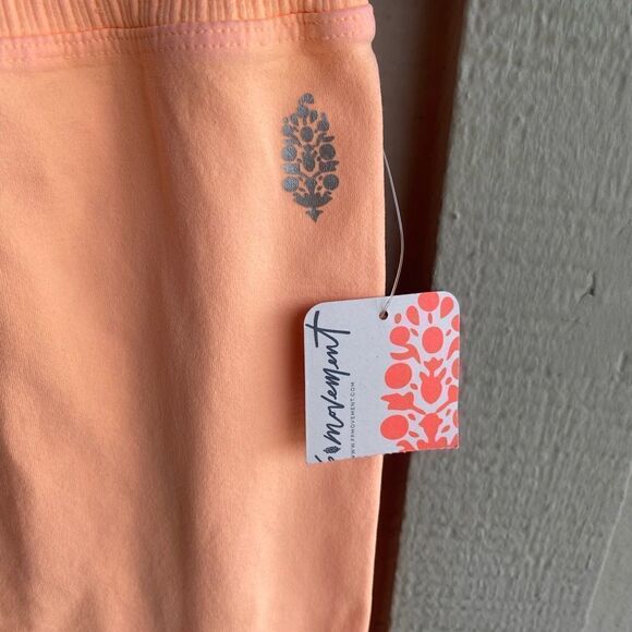 NWT FP Movement High-Rise 7/8 Length Good Karma Leggings | Peach Horizon - Picture 8 of 9